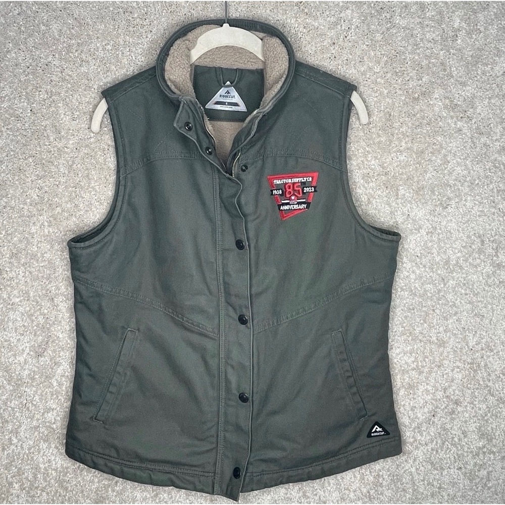 Ridgecut Vest Women S Green Excellent Tractor Supply 85th Anniversary Sherpa